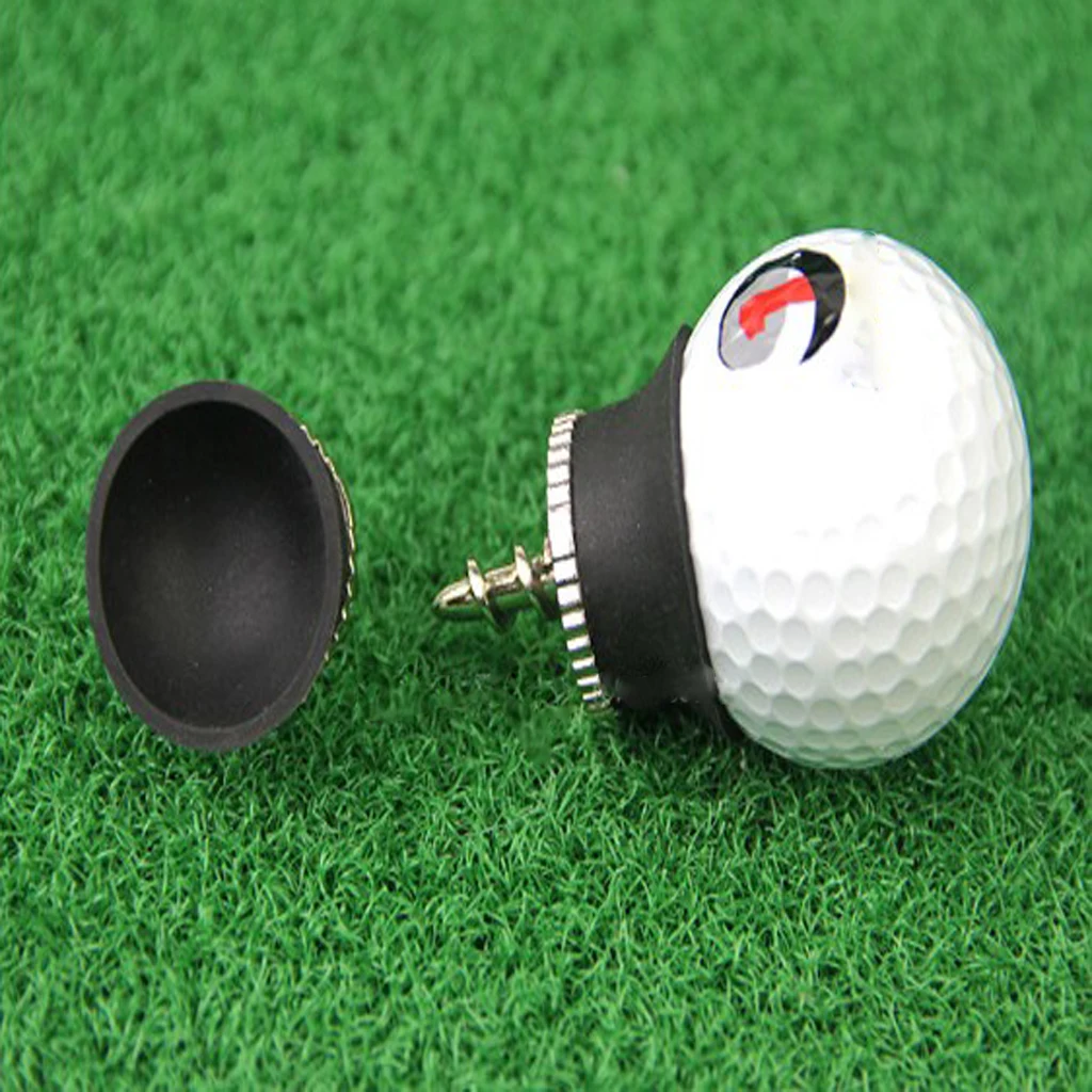 Durable Golf Ball Pick-Up Sucking Cup Tool - Black Rubber Retriever Suction Cup