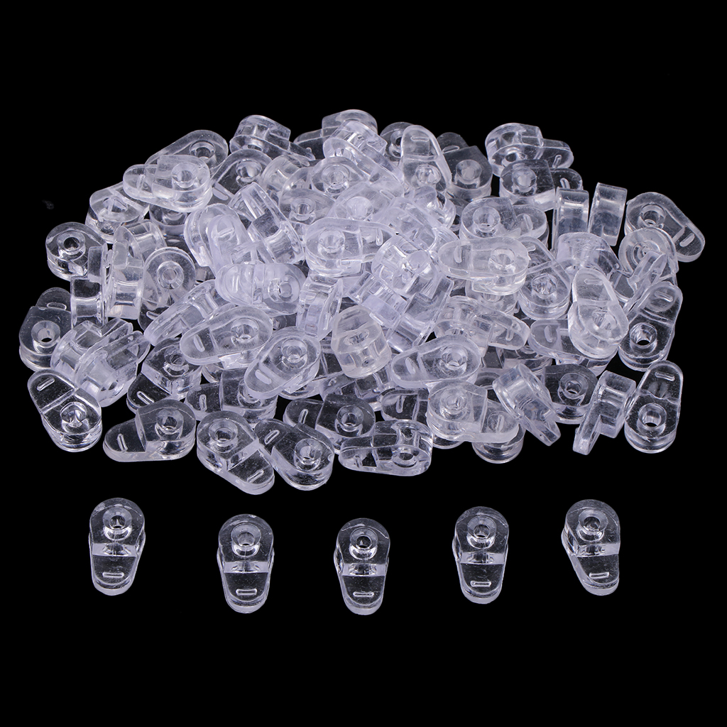 100pcs High Quality Fixing Protecting Glass Clips Plastic Retainers Screen Panel Clips