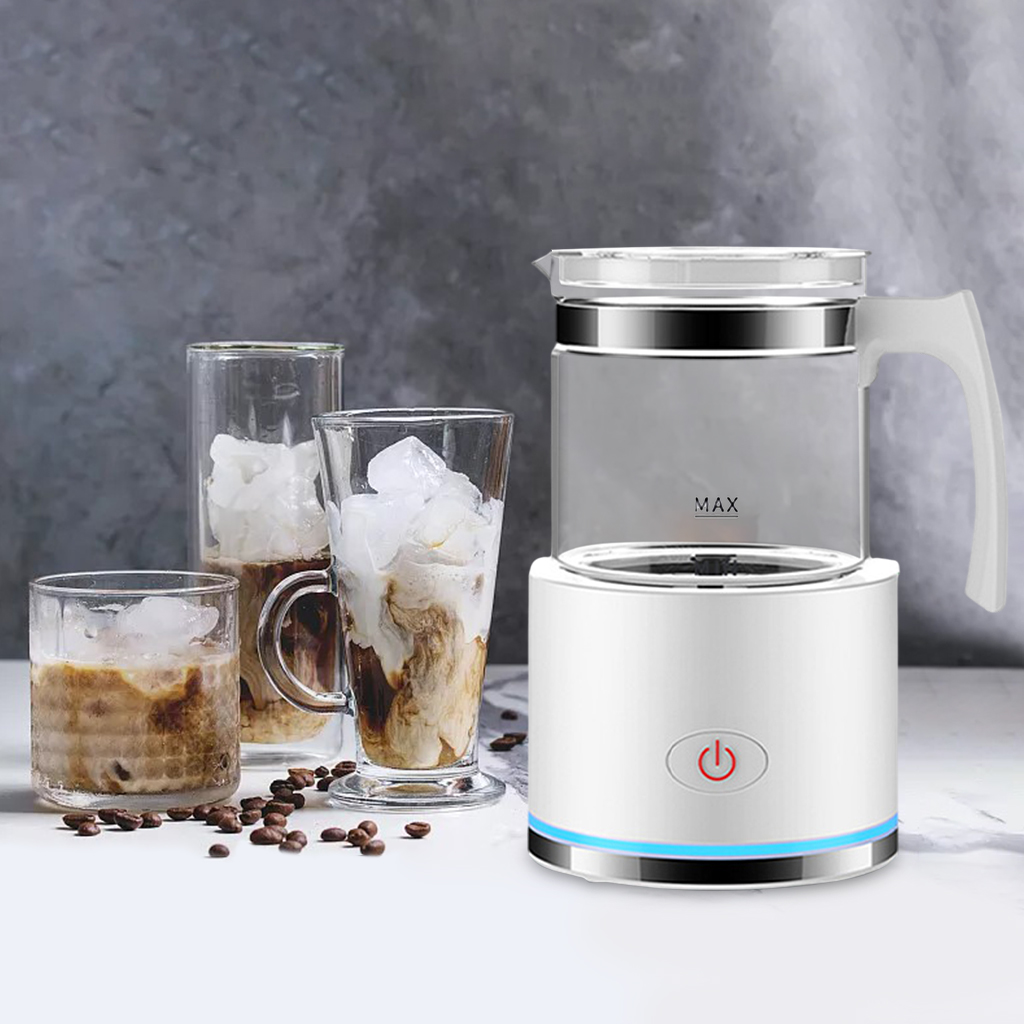 Automatic 450ml Milk Frother Warmer Milk Steamer Coffee Milk Foamer Gifts