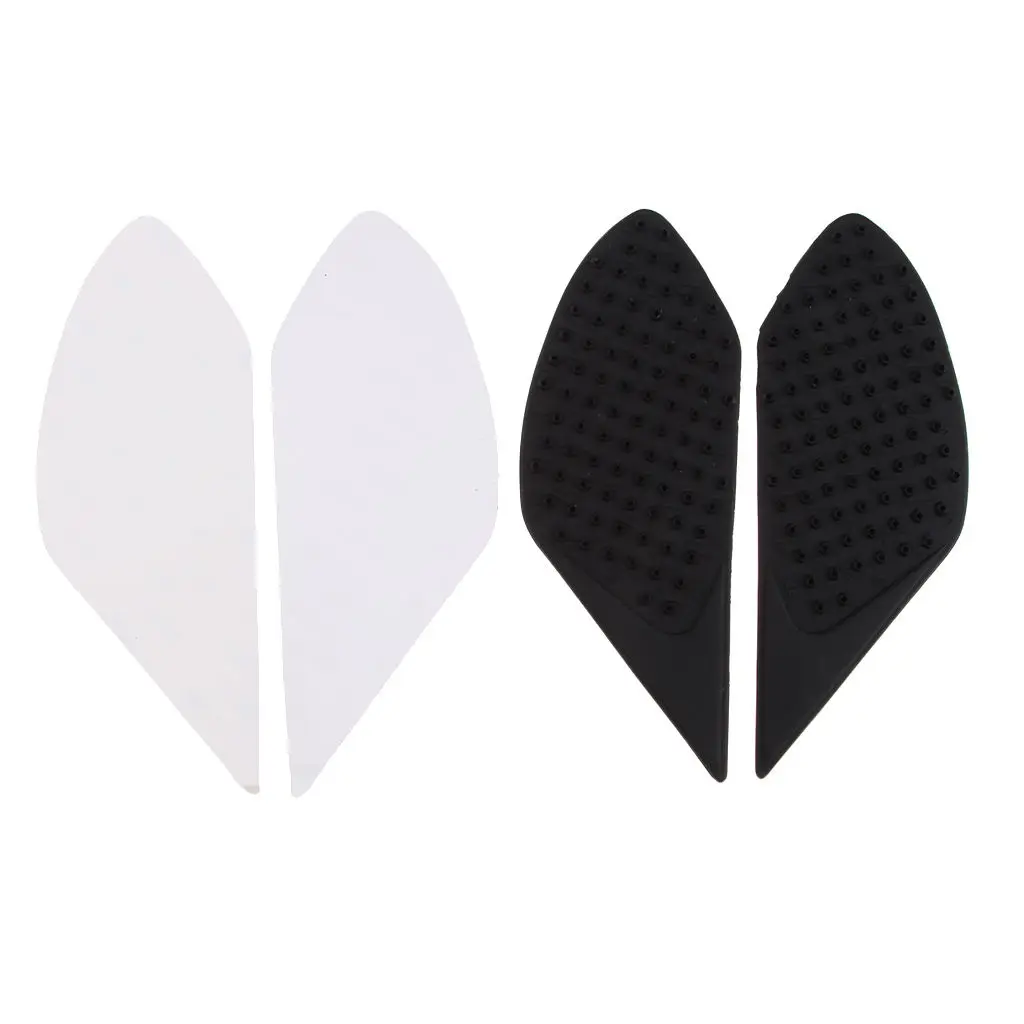 Rubber Tank Traction Pad Side Fuel Grip Decal Stickers Gas Tank Protectors For  1200 2012-2016( Black )