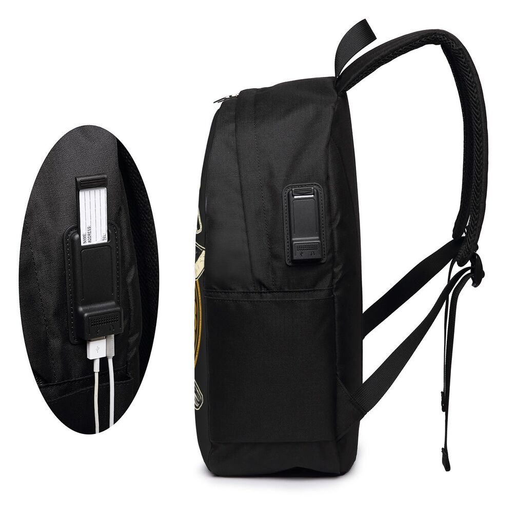 Viking Ulfhednar Raven Ragnar Skull USB Port Backpacks