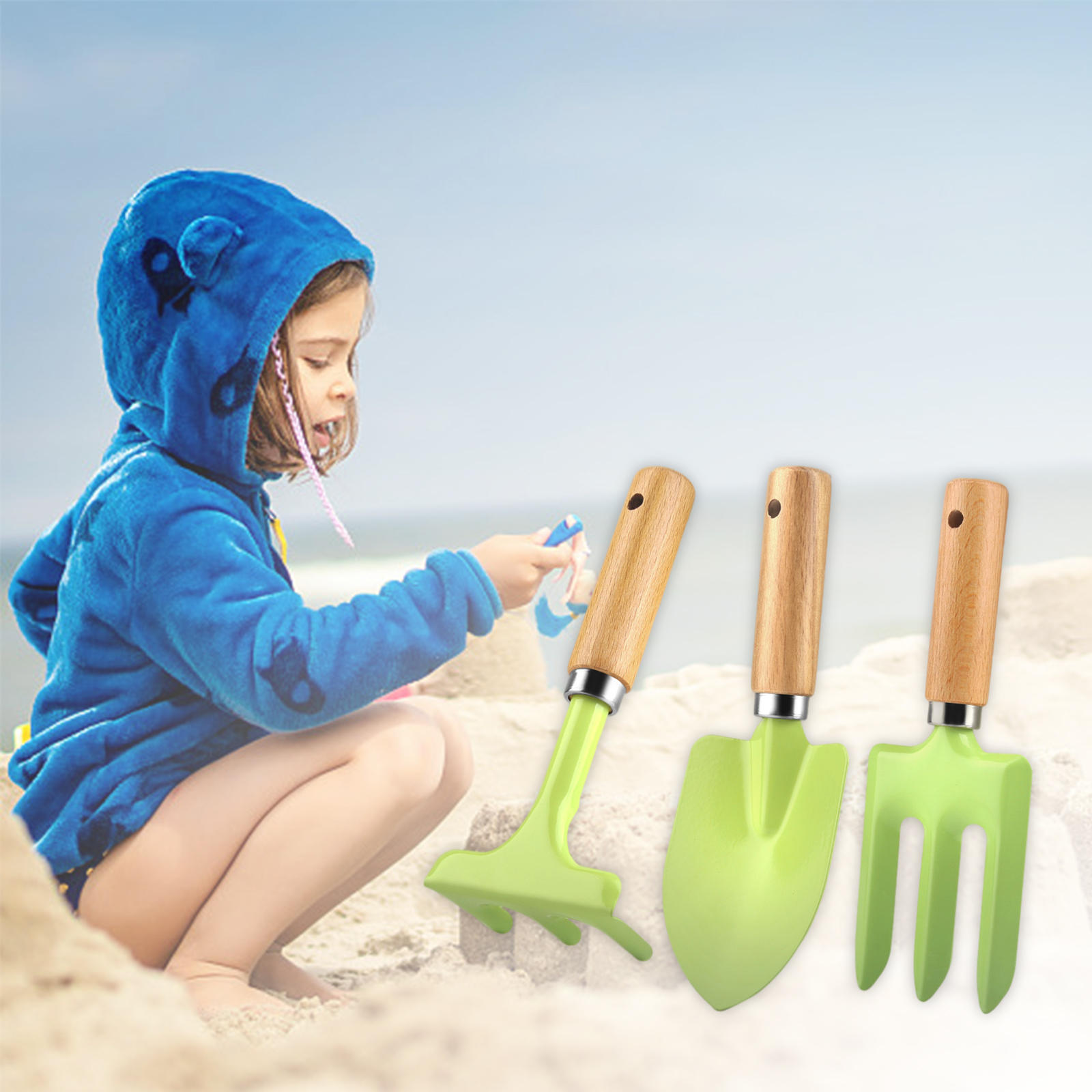 Garden Tools Sturdy Gifts Hand Tools Planting for Boys Girls Kids Toddlers