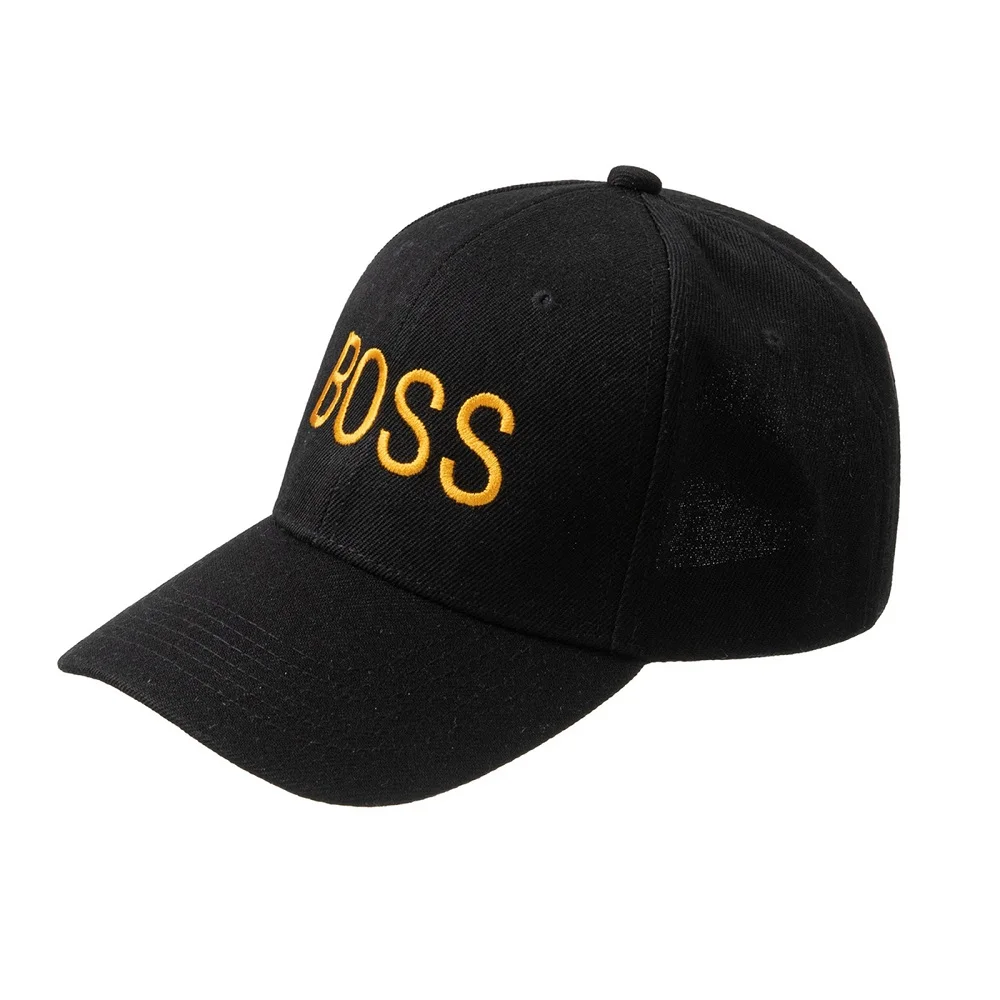 red dad cap Family Matching Baseball Caps Trendy Boss Little Boss Letter Embroidery Low Profile Street Dad Hats Adjustable Sun Hats Black mens black baseball cap