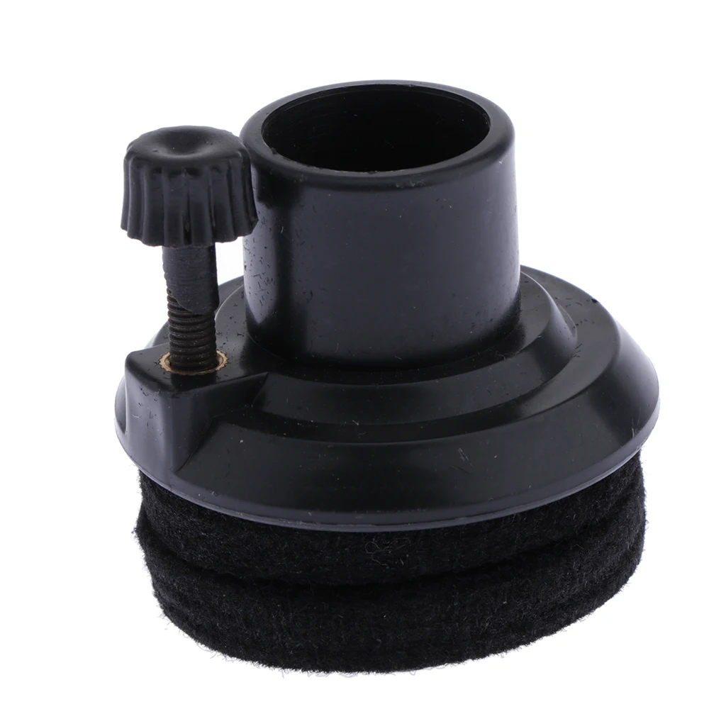 Plastic Hi-Hat Cymbal Seat with Felt for 22mm Hi-Hat Stands Parts - Black