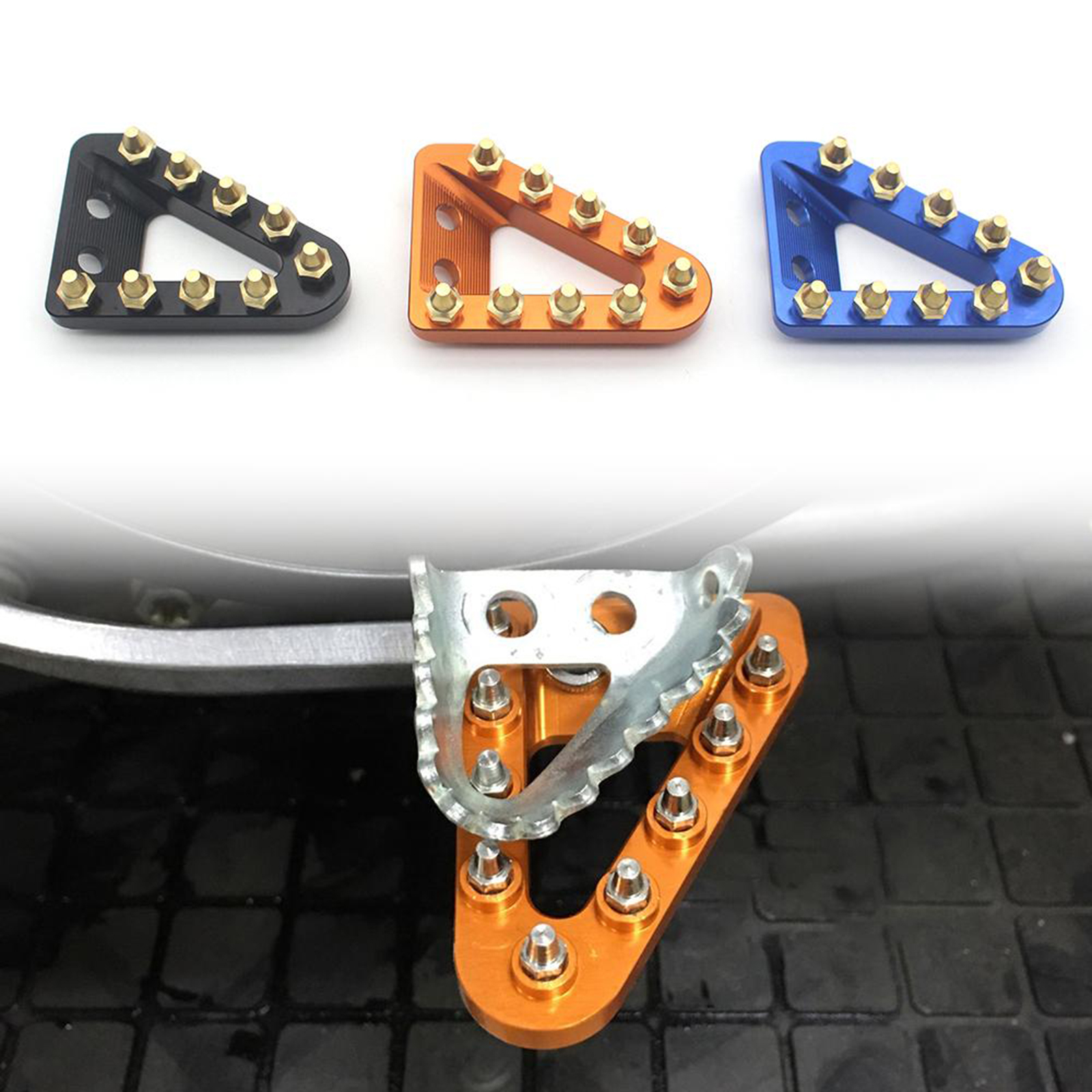 CNC Foot Brake Pedal Lever Step Plate Fit for Husqvarna TC125 FC250 350 450 TE/TX/TC/FC/FX/FE 125-501