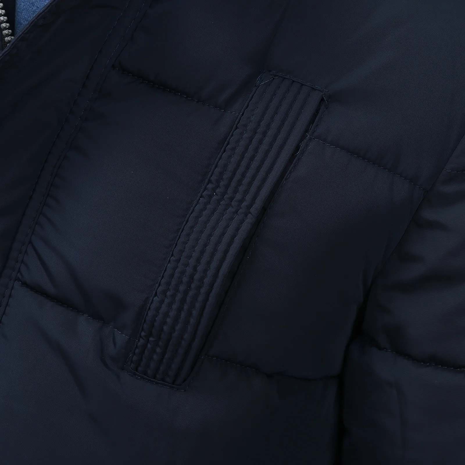 Men Casual Winter Jacket Parkas Solid Zipper Pocket Long Sleeve Coat Furry Collar Hat Detachable Parkas Thicken Warm Coat long down puffer coat