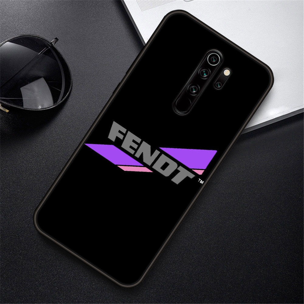 Phone Case For Xiaomi Redmi Note 8 8T 10 9 9S 7 6 Pro xiaomi 9 9A 8 8A 7 6  Black Cover Shell 3D Bumper Tpu Coque fendt Tractor