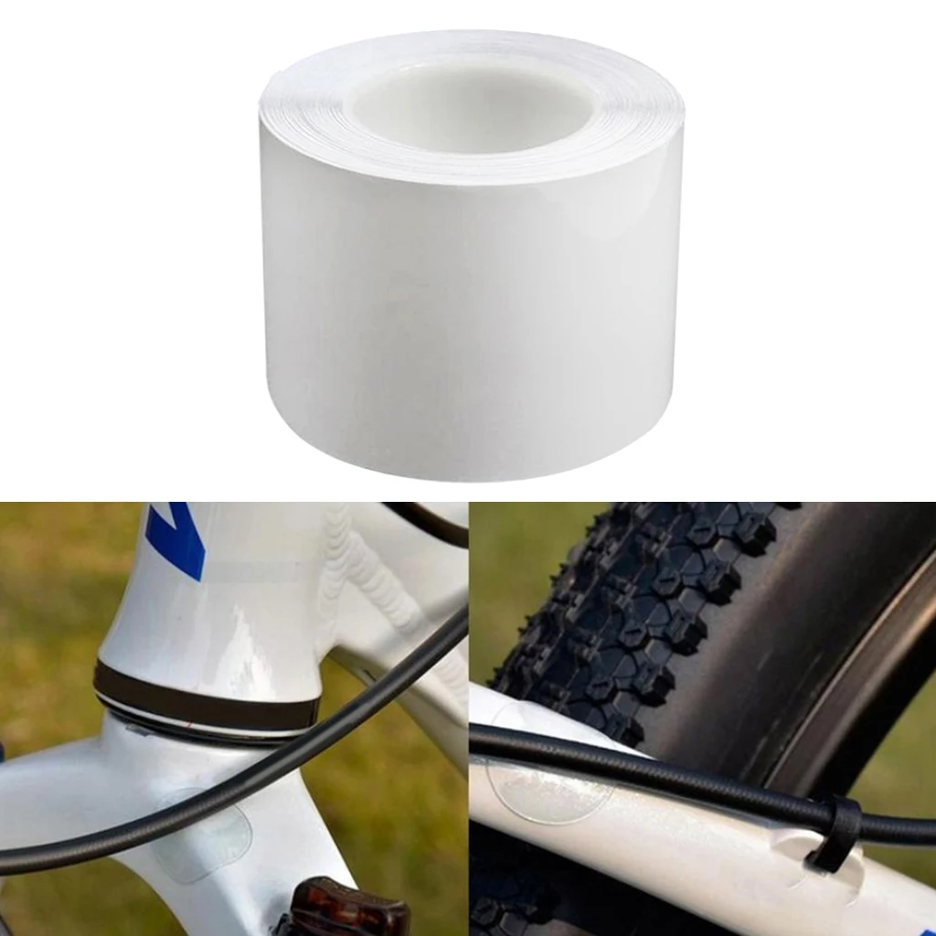 15x100CM Transparent Bike Frame Protection Sticker Tape Chainstay Protector Film Cover Adhesive Bicycle Surface Protective Tape