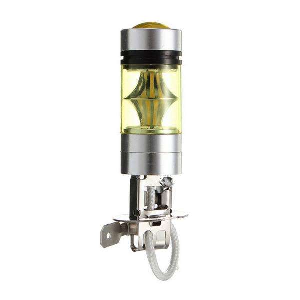 2PCS   100W 2323 LED 4300K YELLOW Projector Fog Driving Light Bulbs
