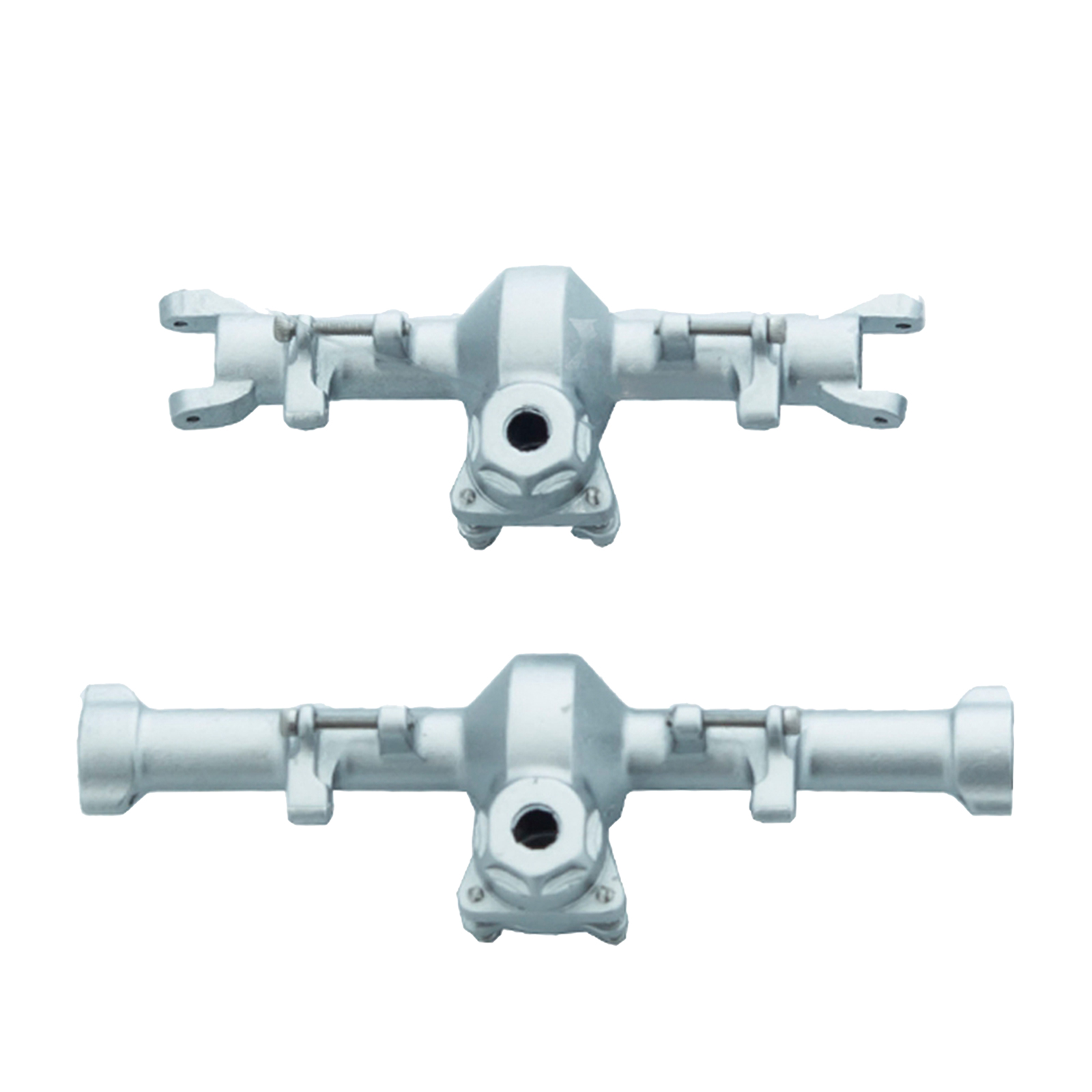 Aluminum Alloy Front and Rear Axle Housing Set for Axial SCX24 90081 1/24 RC Crawler Car Upgrades Parts Accessories