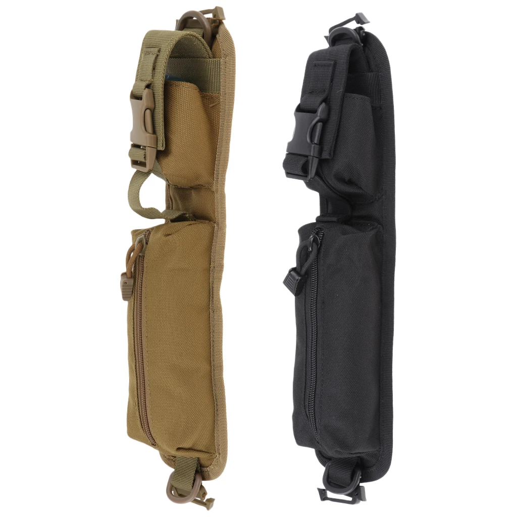 MOLLE Compact Pouch Outdoor Shoulder Strap Pocket Utility Gadget Carrier for Camping Hiking Jogging Travelling Mountaineering