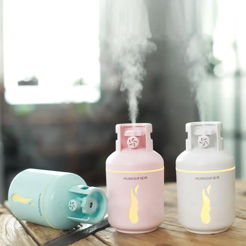Gas Tank Shape Humidifier Aroma Diffuser 7 Color Change  Quiet Gifts