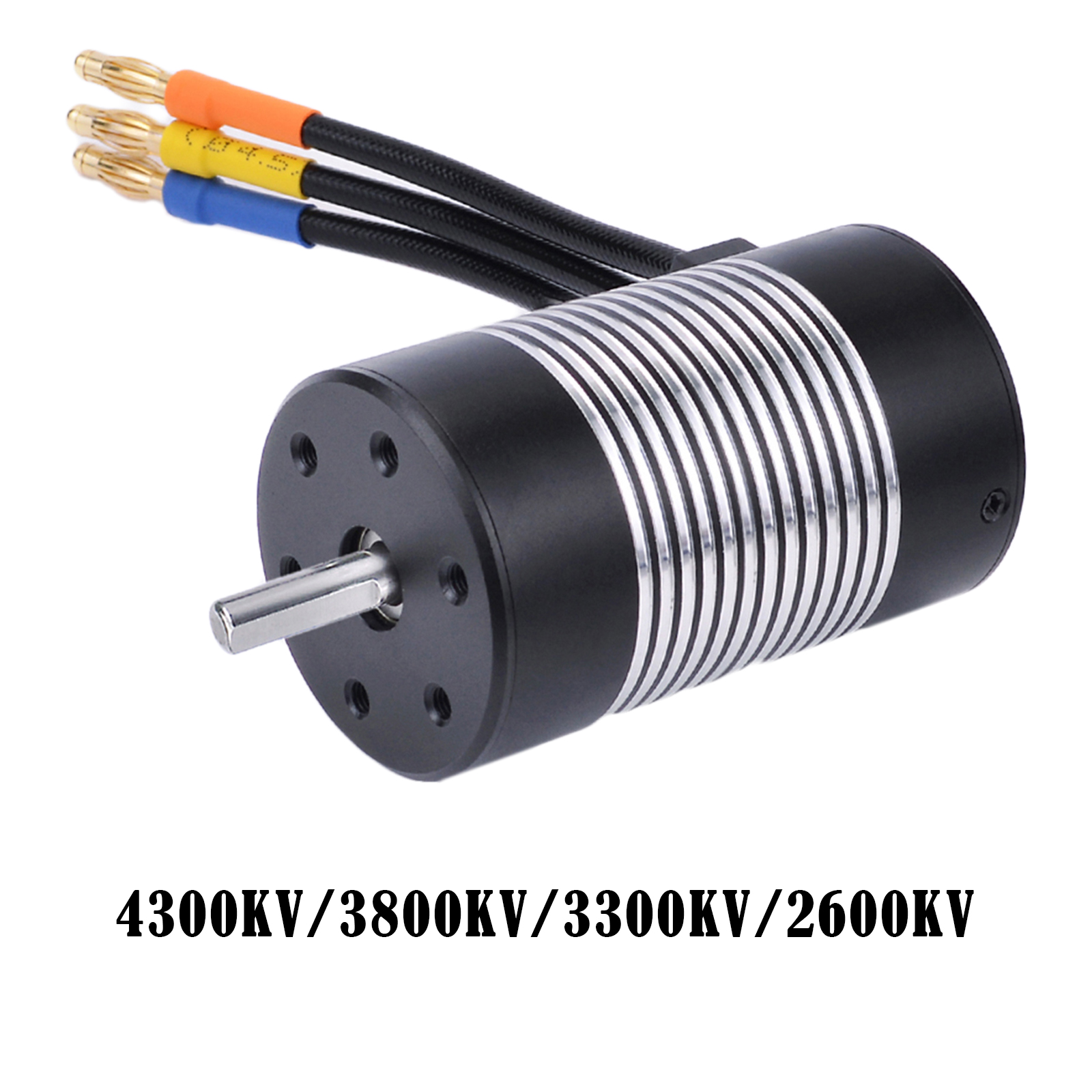 Brushless Motor 4 Pole 12 Slot for 1/10 Rock Climber Car Spare Components 4mm Banana Plug