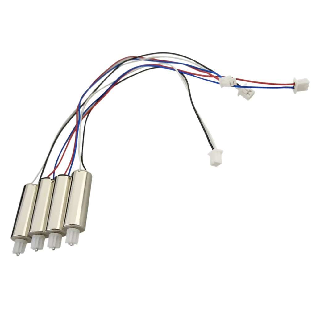 4x Replacement Motors and Large Gears and Pinions For E58 S168 JY019 UAV Four-axis Aircrafts