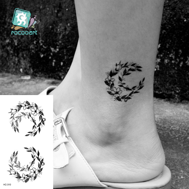 Best of 1 PC Geometric Planet Fashion Women Temporary Tattoo Sticker Water Transfer Tattoo Minimalist Small Sun Moon Design Fake Tattoo Reviews & Tips - Image 6