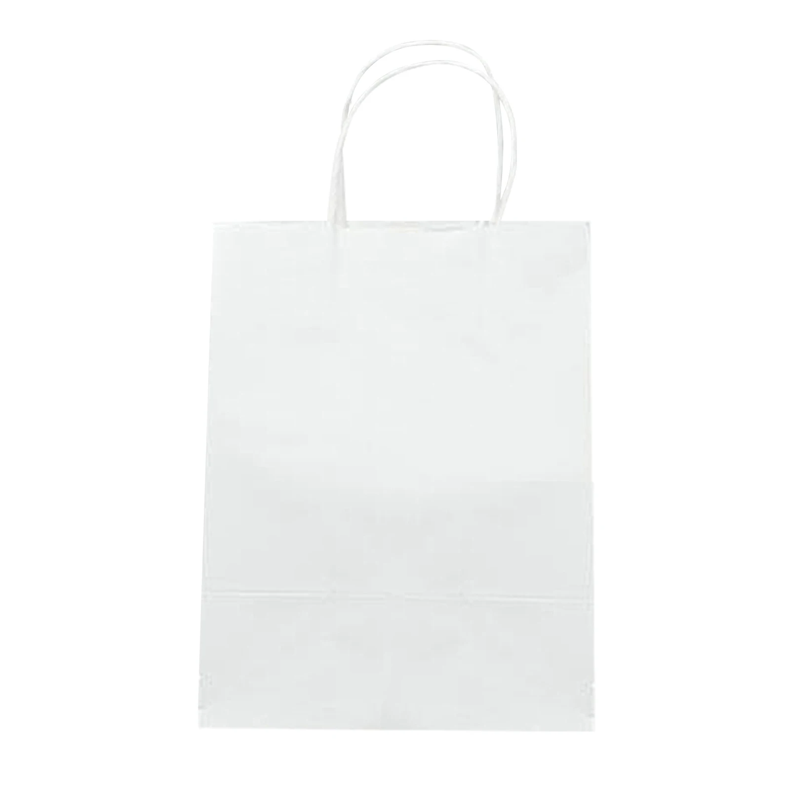 Gift Bag Present Candy Favor Shopping Loot Bags Retail Bags Recyclable White