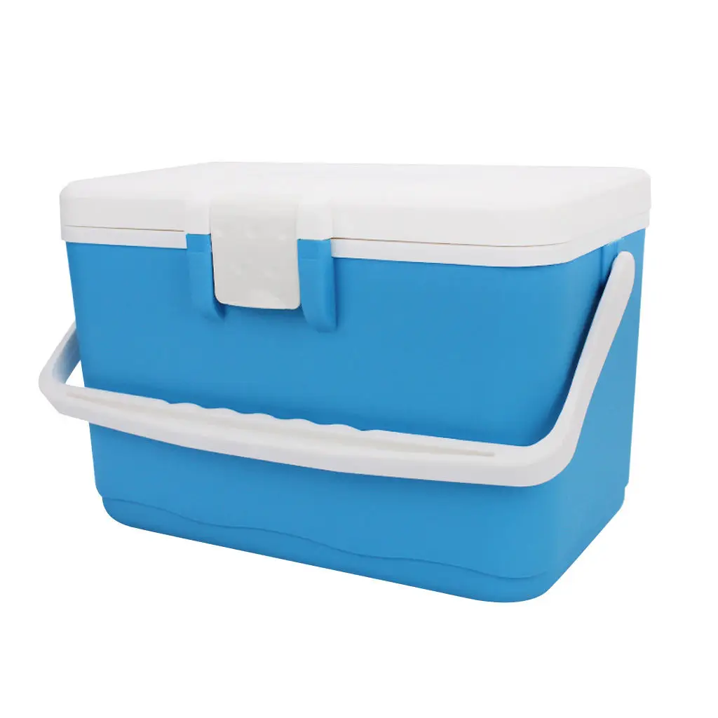 8L Portable CoolBox Insulated Cooler Ice Food Drinks For Travel Outdoor Camp
