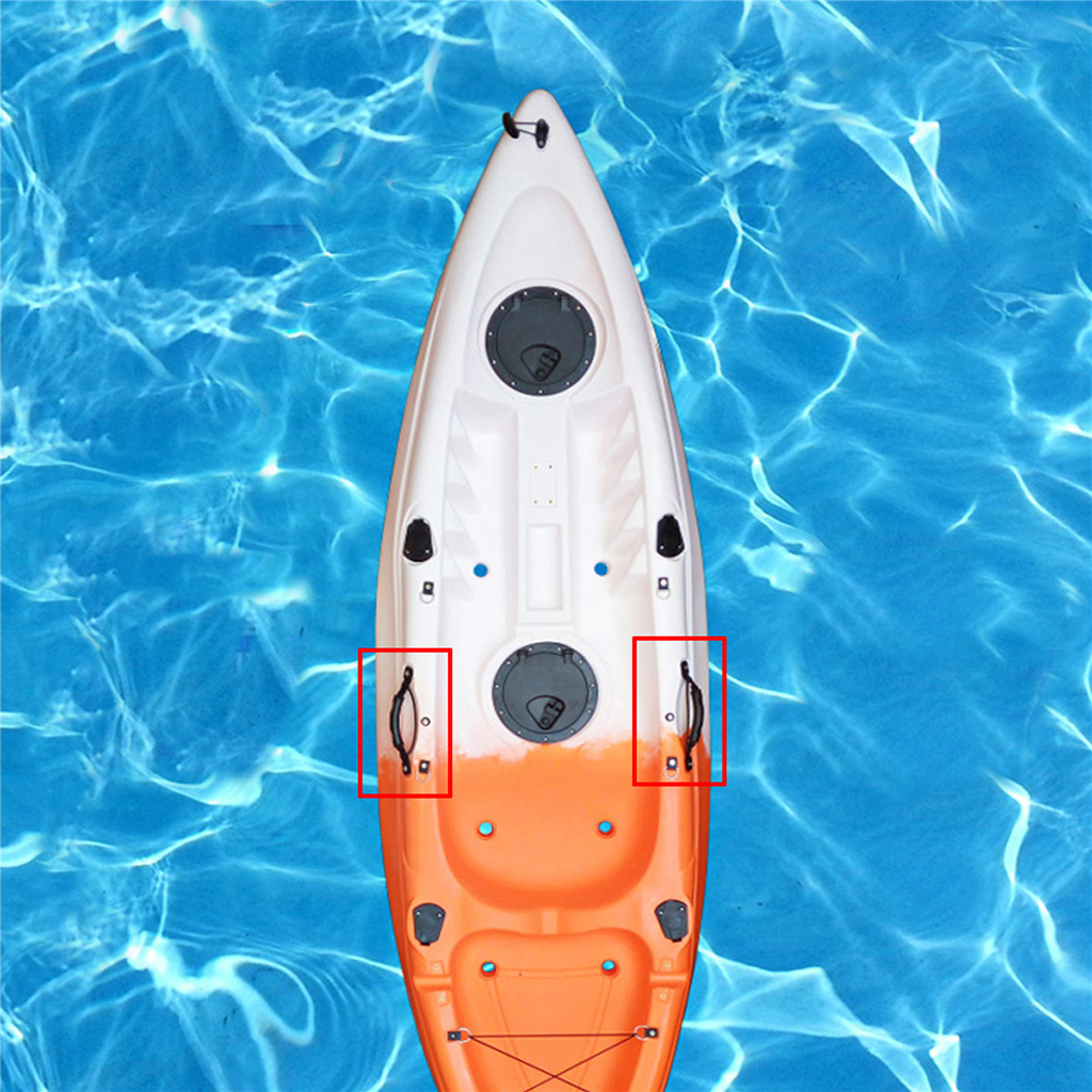 Canoe Boat Side Mount Carry Rubber Handle Fixing Paddle+Bungee Cord Kayak Kits