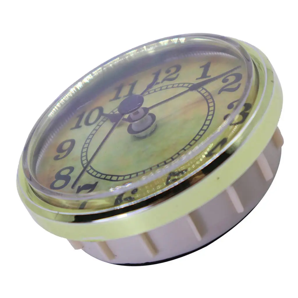 Quartz Watch Quartz Movement Built-in Watch Plug-in Clock Movement with Gold-colored Rim And