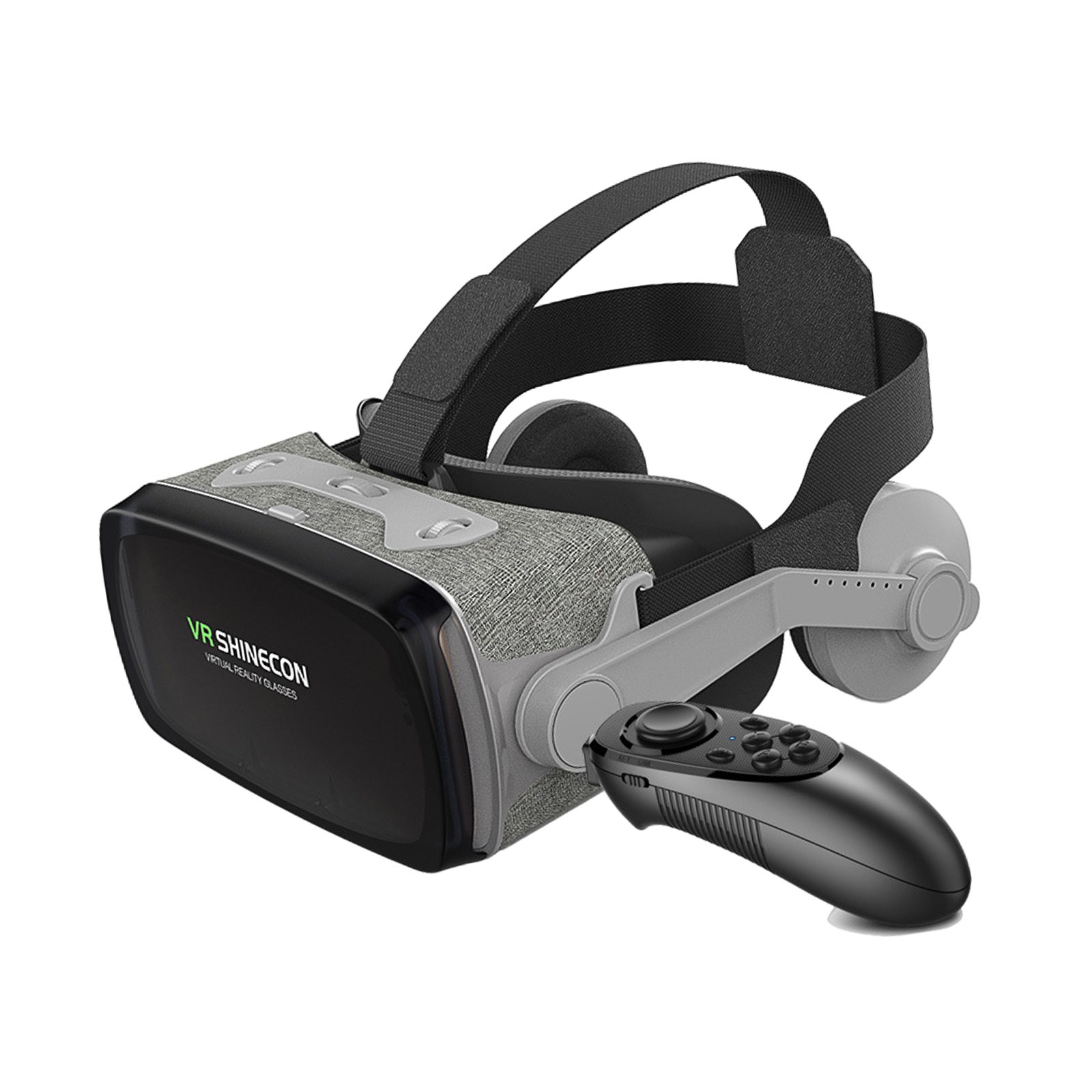 Universal VR Headset Virtual Reality Goggles Mobile Games 360 Movies Soft Comfortable for iPhone Android Phone w/ Eye Protection