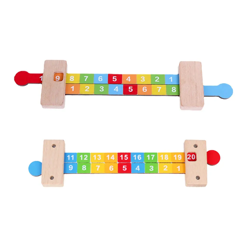 Children Mathematics Skills Slide Ruler Preschool Early Education Toy