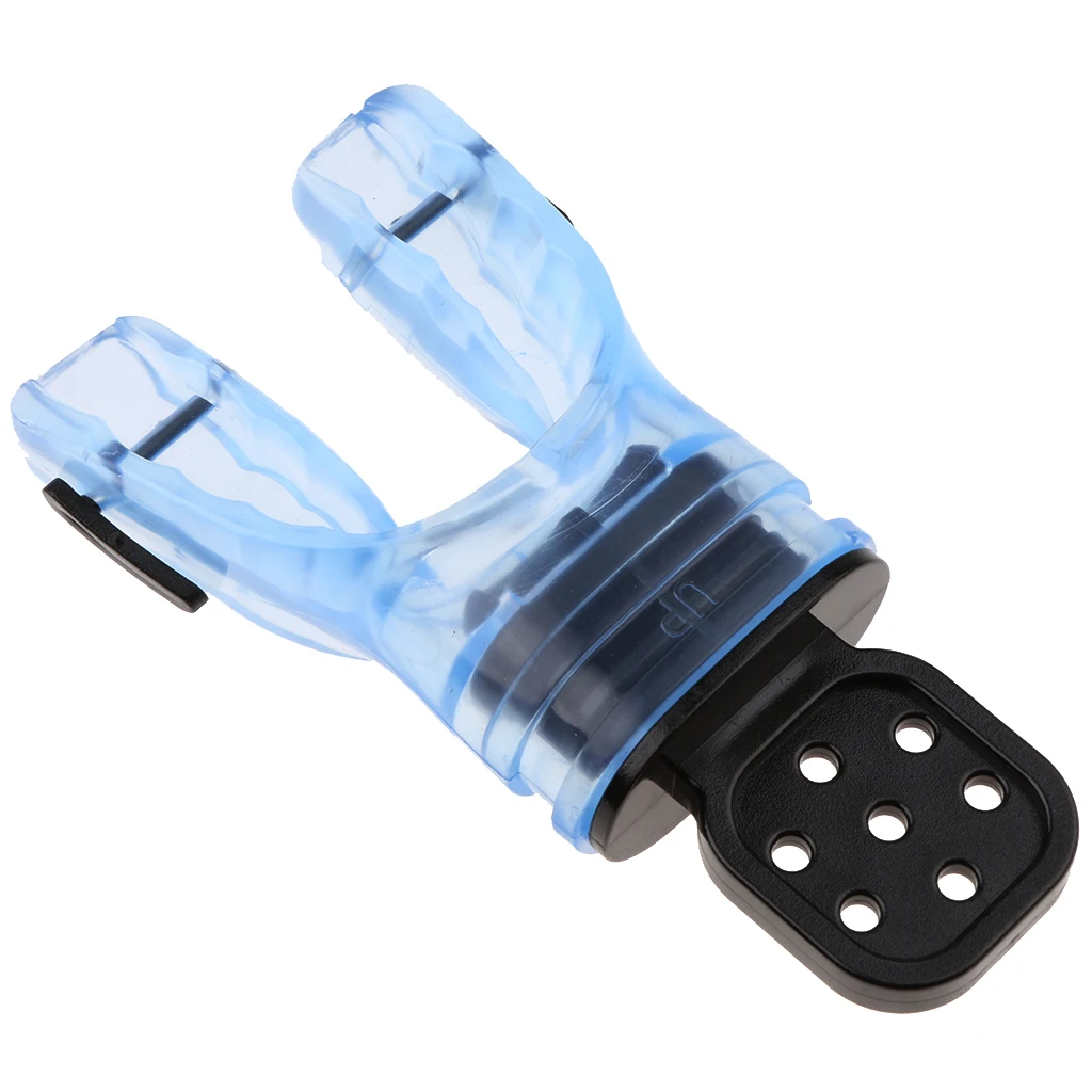 Comfort Silicone Scuba Diving Dive Snorkel Standard Moldable Unisex Bite Mouthpiece Regulator with Tie Wrap - Choice of Color