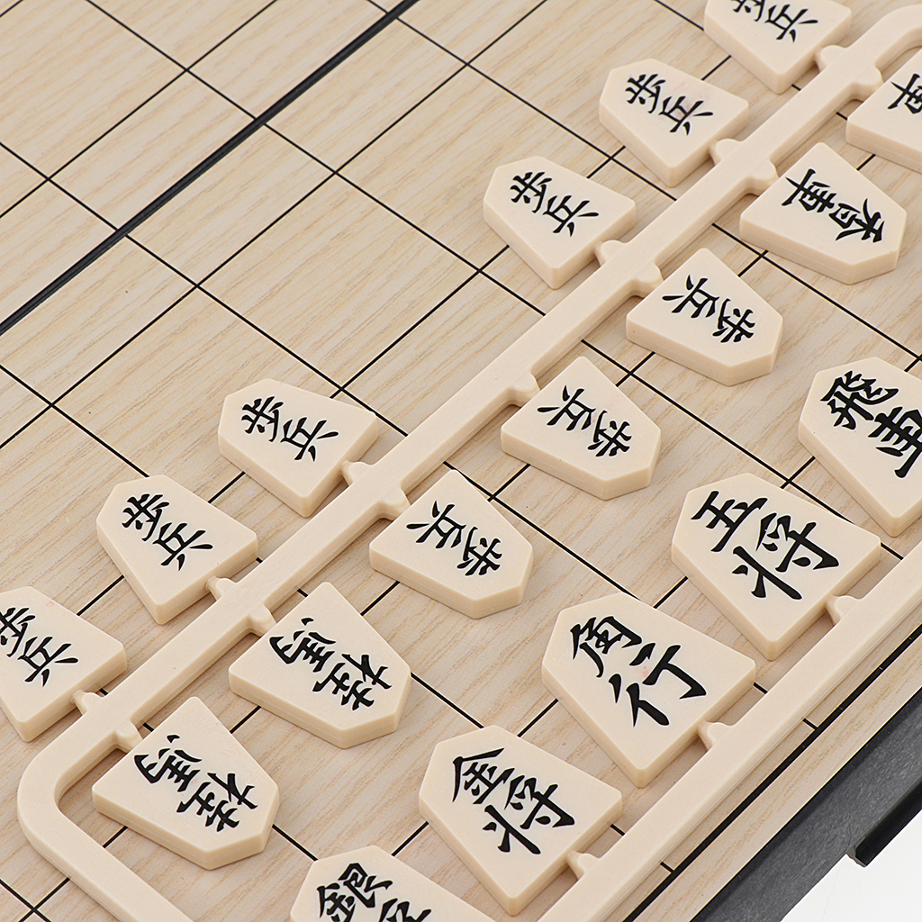 Plastic Shogi Japanese Chess 9.8 inch Folding Magnetic Chessboard