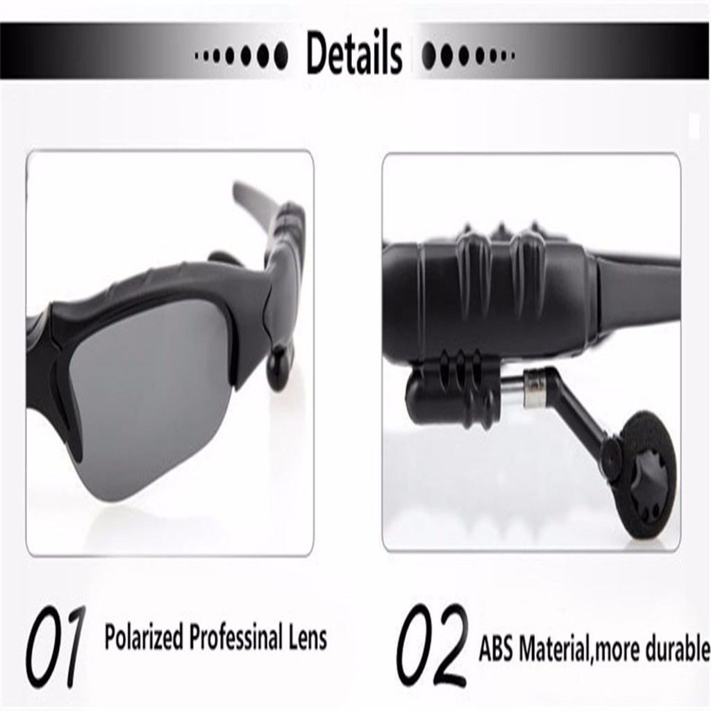 Bluetooth Wireless Sunglasses Headset Glasses Stereo Digital With Music Mp3 Player Music Headphones