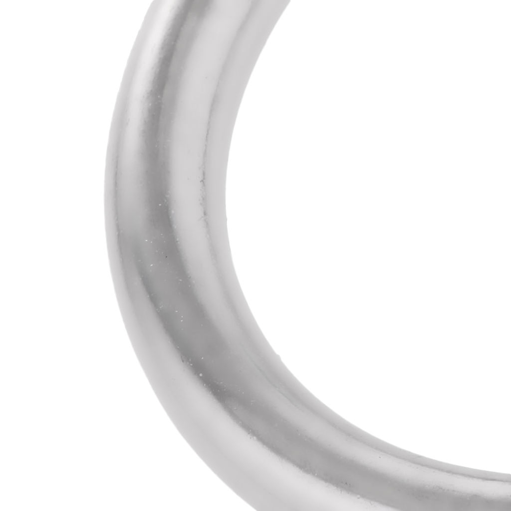 Seamless 304 Stainless Steel O Round Rings Circle Craft Webbing Kayak Canoes Marine Shade Sail Boat