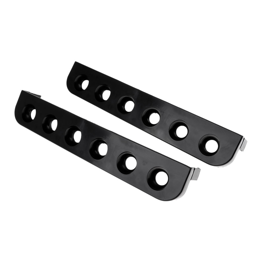 Standard 6 Black Wall Shelf for Billiard Cues for Snooker, Billiard,