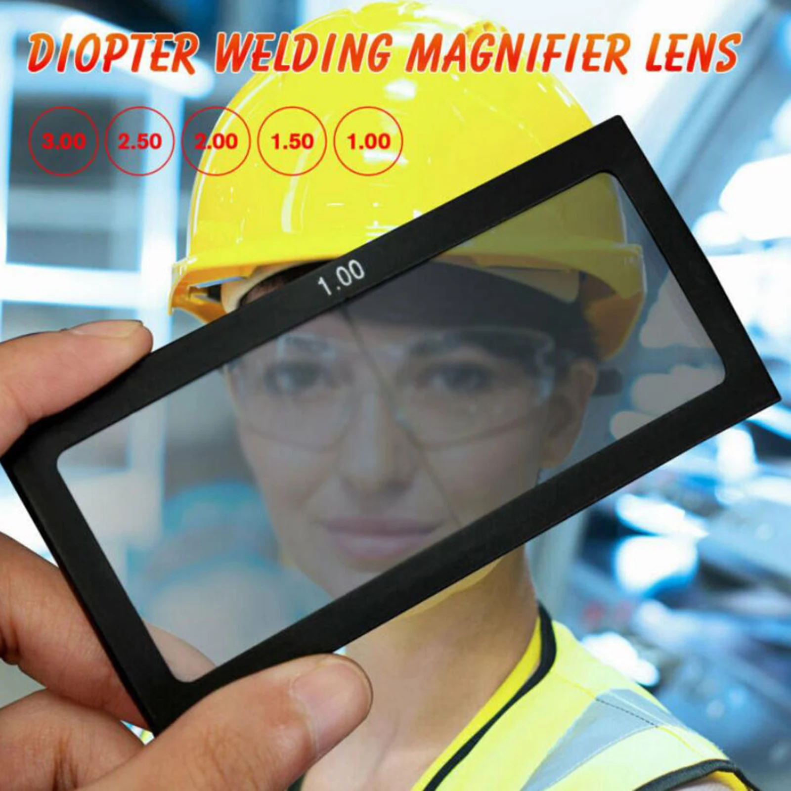 Arc Magnifying Glass Lens Welding  Helmet Diopter 1.0-3.0 Anti-  Accessories