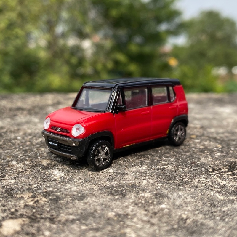 1:64 Diecast Toy Vehicles Mini 5cm SUZUKI HUSTLER Plastic Model Car Ornaments Toddler Boy Toys