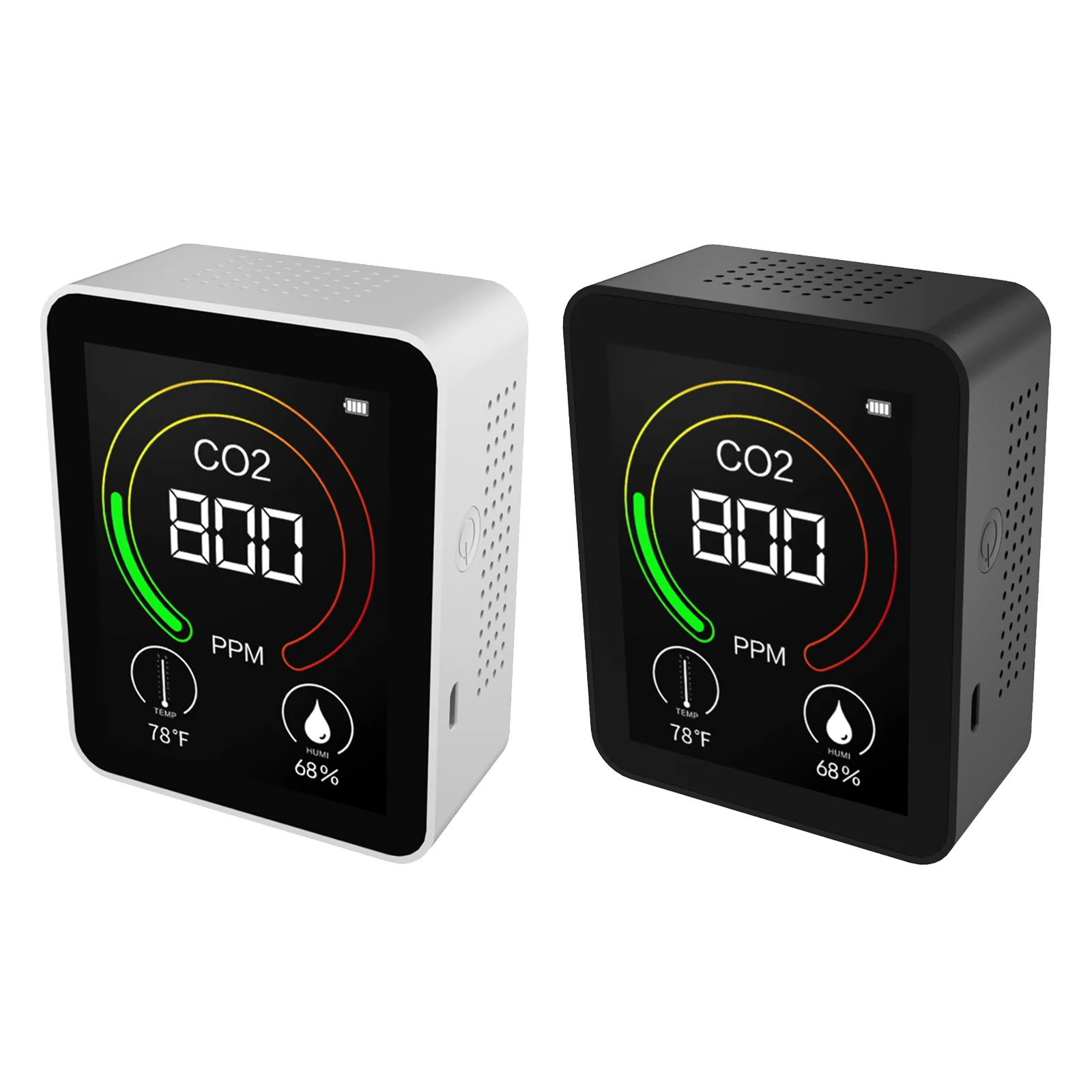 Indoor CO2 Measure for Home Offices Temperature and Humidity Real Time Display, Carbon Dioxide Detector