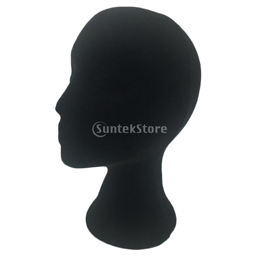 Foam Head Styrofoam Mannequin Head Model Hat Wig Holder Display Stand Rack for Salon Shop Painting Head Models