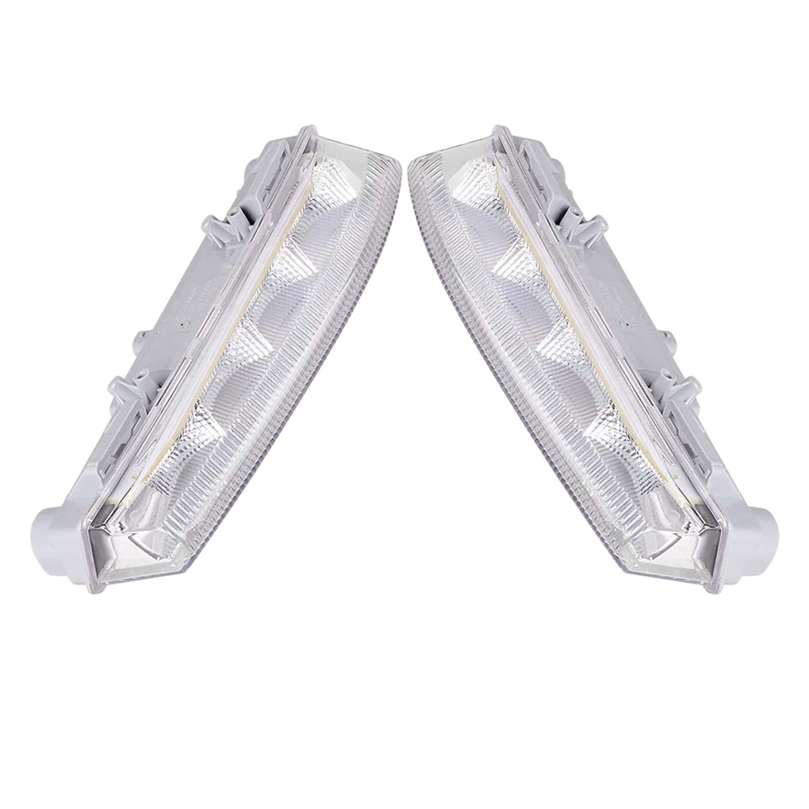 1 Pair LED Daytime Running Light Fog Driving Lamp Fit for Mercedes A2049068900 2049069000