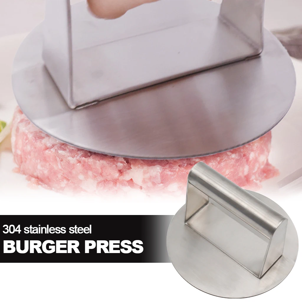 Grill Press Bacon Press Sausage BBQ Grill Press Grilling Burger Press Kitchenware Stainless Steel Burger Press Burger