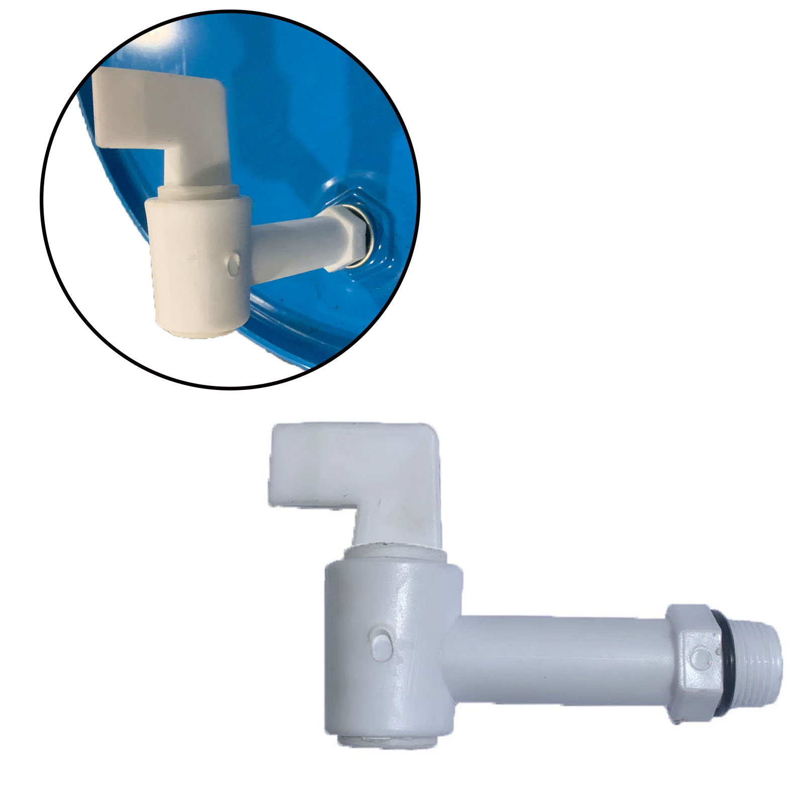IBC Tank Valve Water Oil Container Coarse Thread Drain Valves For IBC Barrel Drums Faucet Accessories, New