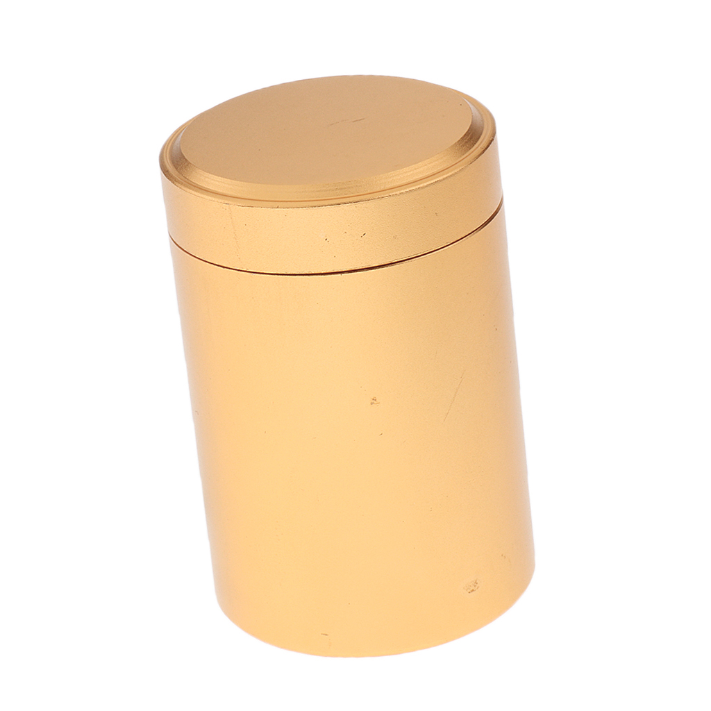 Aluminum Capsule Holder Waterproof Pill Box Container Tea Trolley