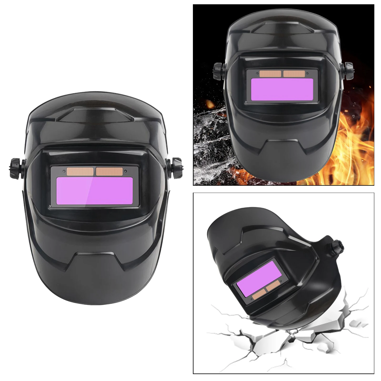 Solar Auto Darkening Welding Helmet  Cap Lens Eye Protector Goggles