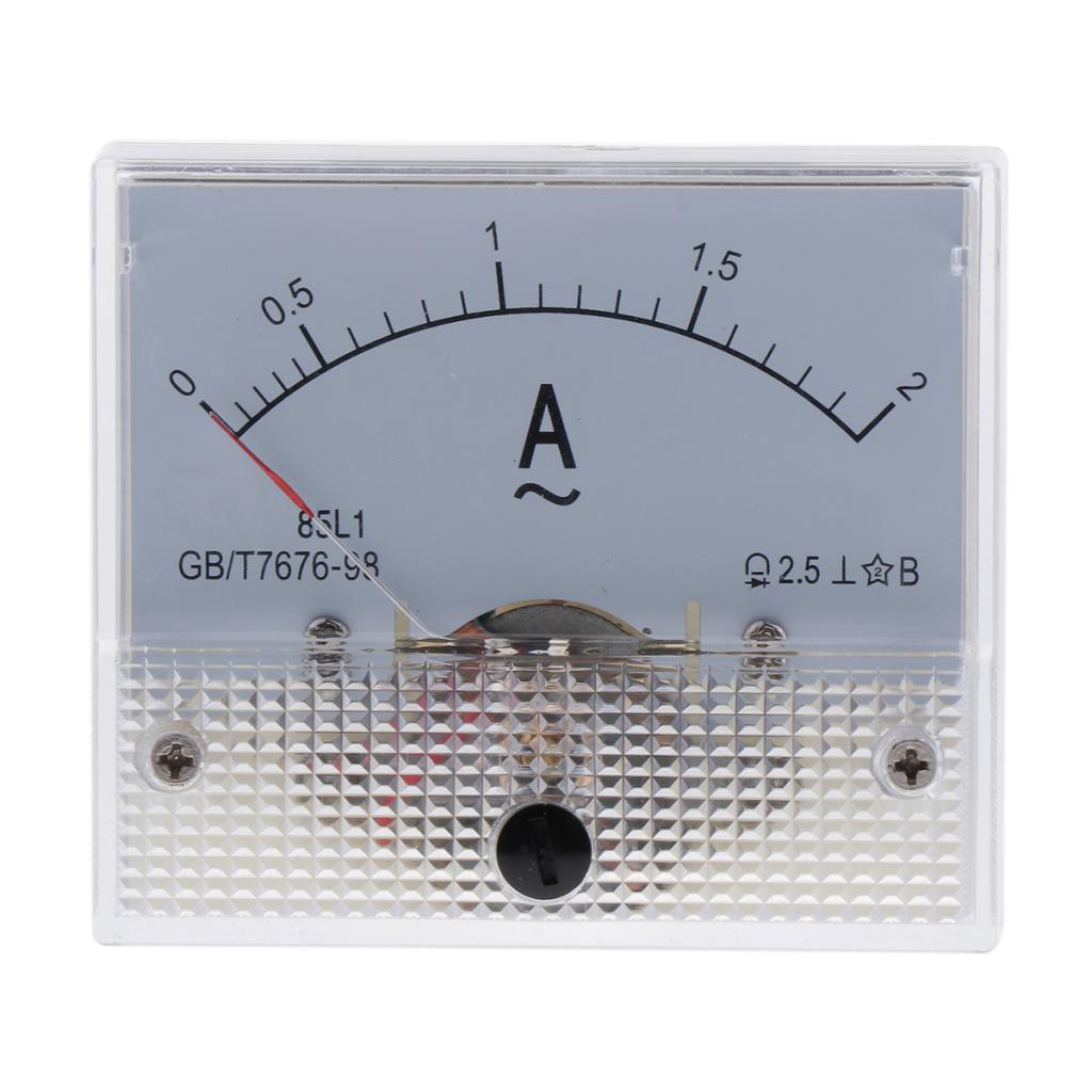  curate 85L1   Analog Panel Ammeter Gauge Ampere Current Meter Plastic, Copper