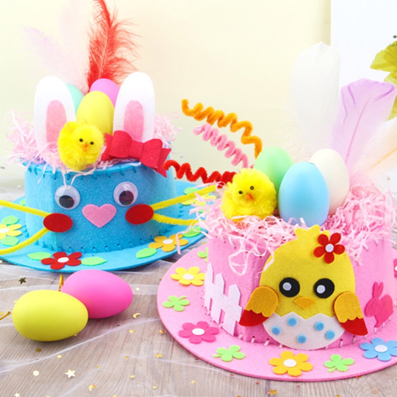 Non Woven Fabric Hat Kit Bunny Egg 