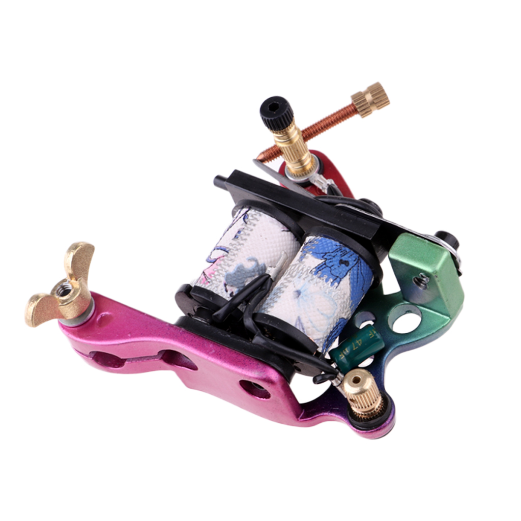 Pro Tattoo Machine Body Art Liner Shader 10 Wrap Coil Tattoo Supply