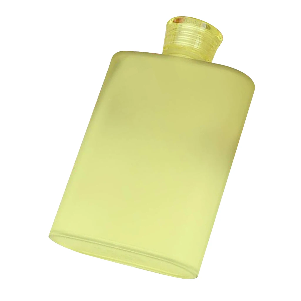 MagiDeal Plastic Hip Liquor  Alcohol Flask Cap Pocket Water Bottle
