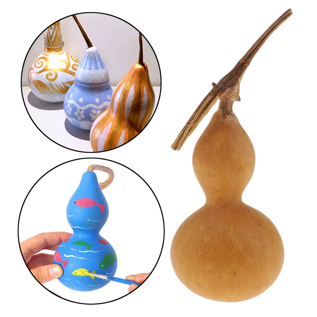 Potable Natural Real Dried Wine Bottle Gourd Type Ornament DIY Photography Props