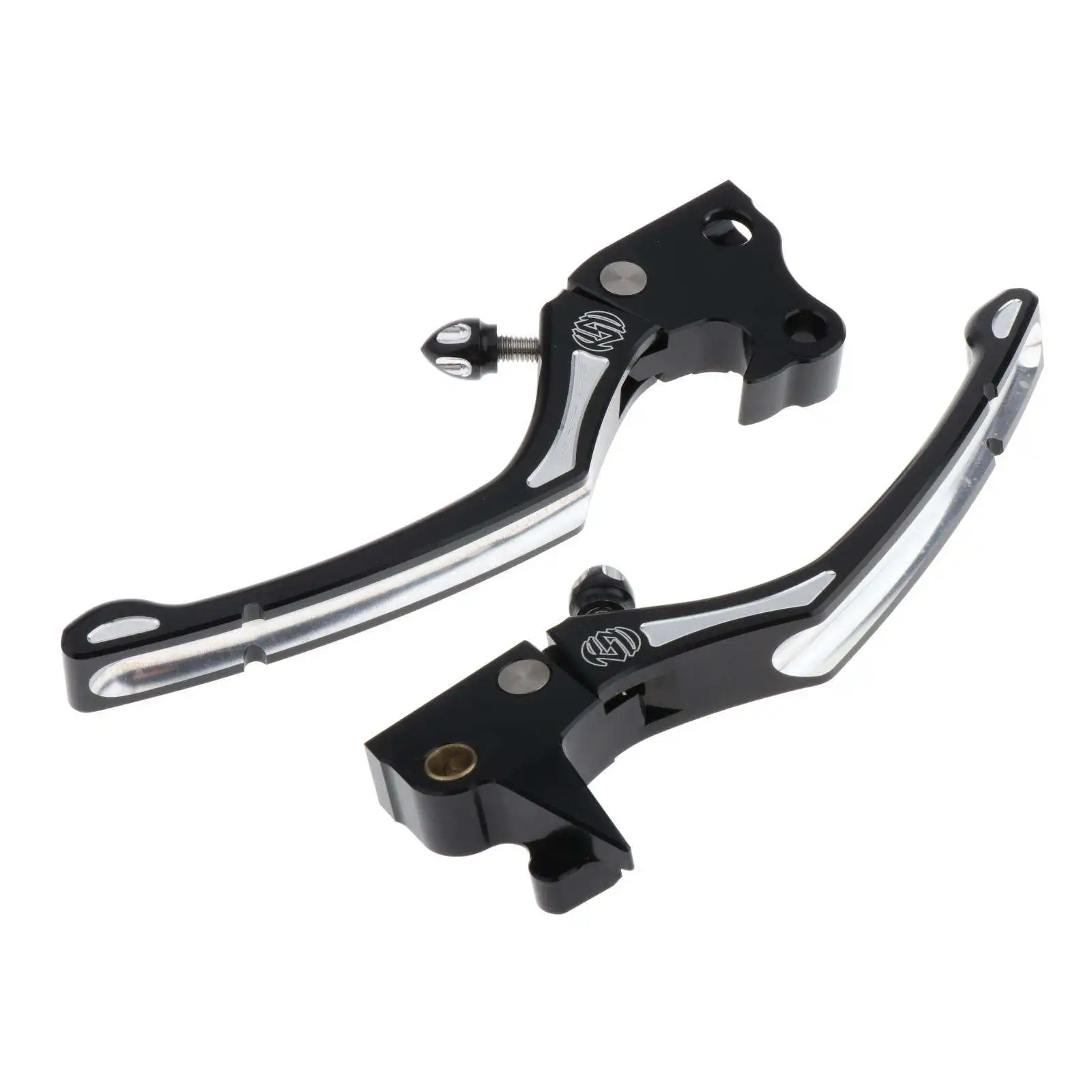 1 Pair Regulator Clutch Brake Lever Accessories for 04-13 XL , Black