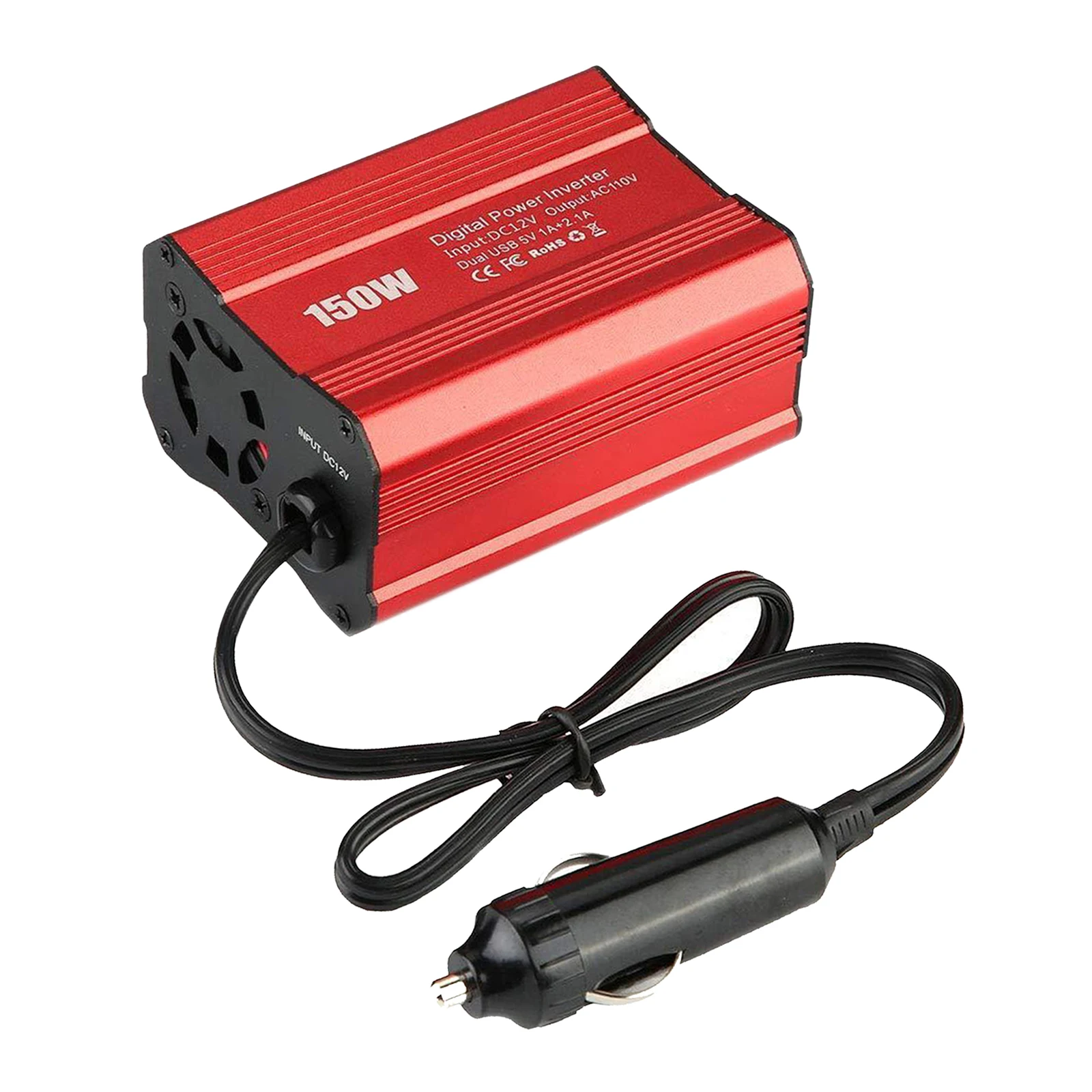 150W Car Power Inverter inversor DC 12V To AC 110V/220V 2.1A Dual USB Ports Car Charger Adapters