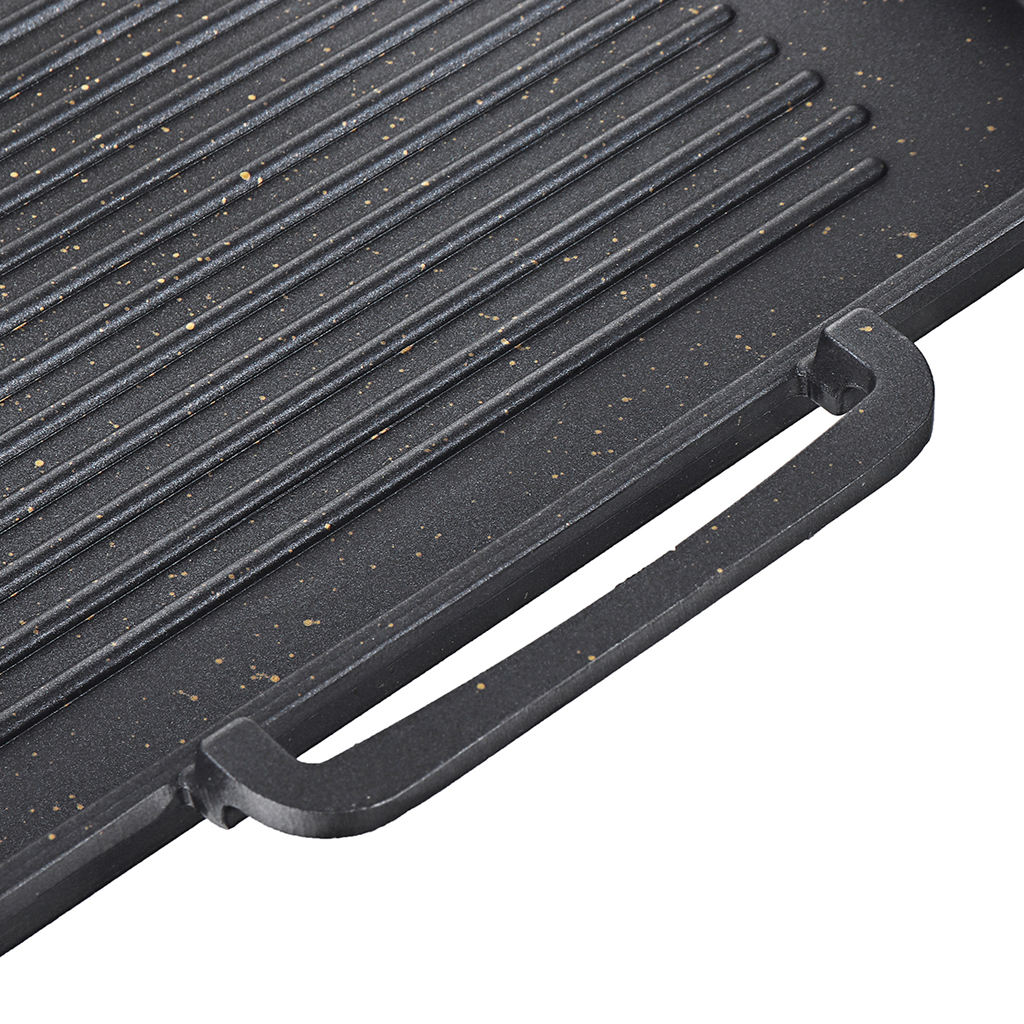 Kitchen Non-Stick Cooking Grill Pan Frying Pan Aluminum Alloy BBQ Grill Pan