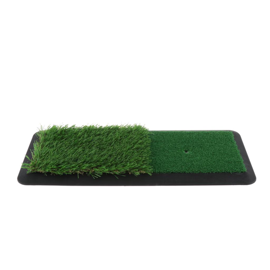 Golf Hitting Grass Mat for Indoor or Outdoor Practice - 18.5x7.87 inch - Performance & Deluxe