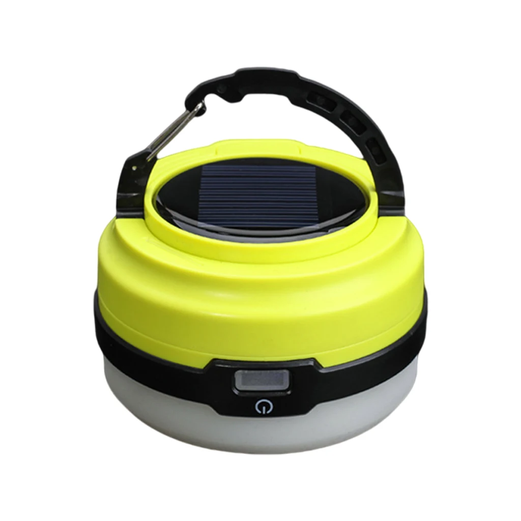 LED Camping Lamp Rchargeable Lantern Solar Home Emergency Lights for Yard