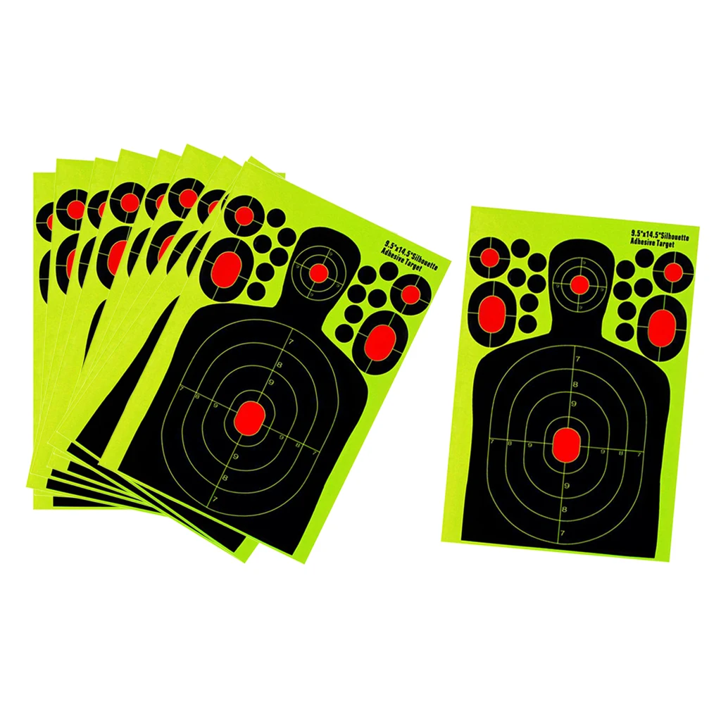 Lots 10  Targets Glow Fluorescent for Shoot Training Accessories